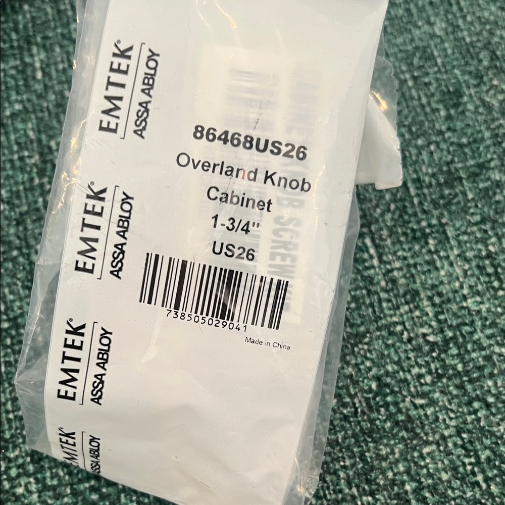 Emtek Overland Knob Cabinet Hardware